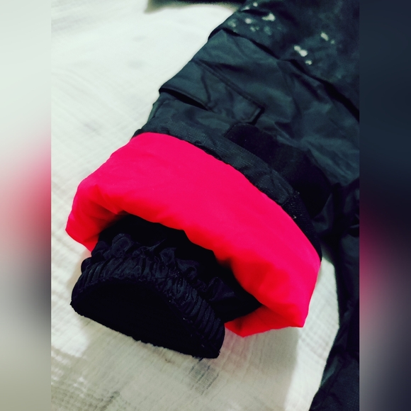 Infant 6-12mo Columbia Black Leopard print Snow Suit - Picture 4 of 5